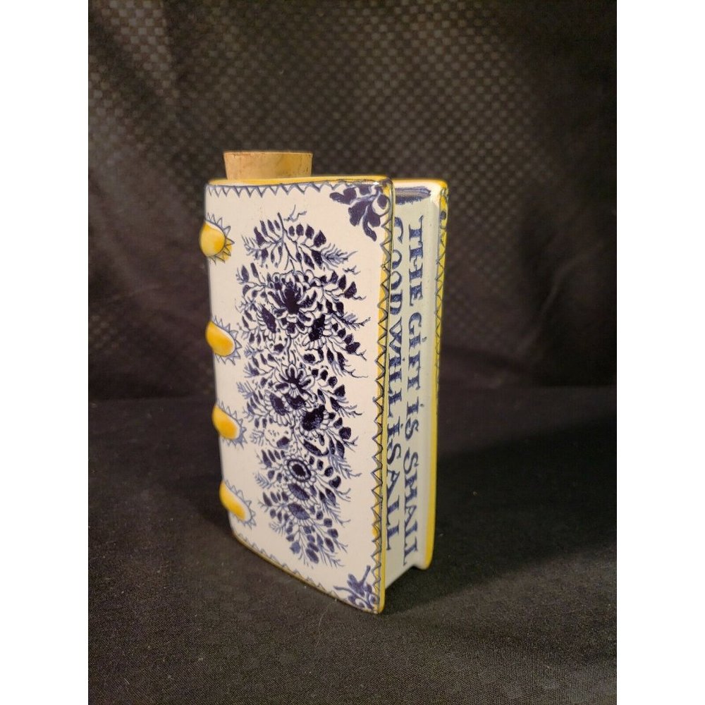 Metropolitan Museum Of Art Ceramic Flask. "The Gift Is Small Good Will Is All"